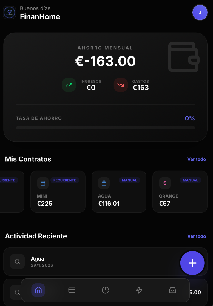 FinanHome Dashboard Detail